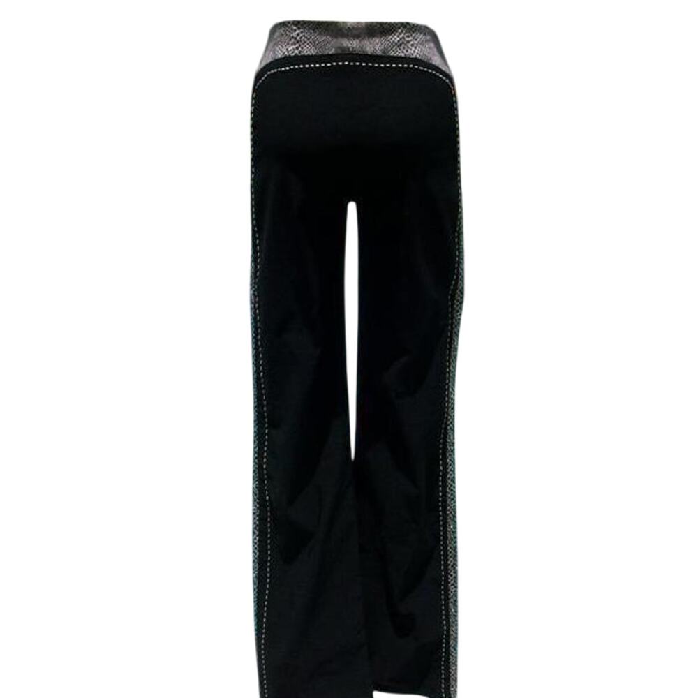 Cache Black Flat Front Stretch Textured Reptile W… - image 4